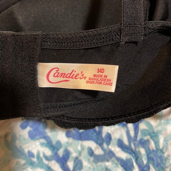NEW Candies black balconette bra 34D - Picture 3 of 7